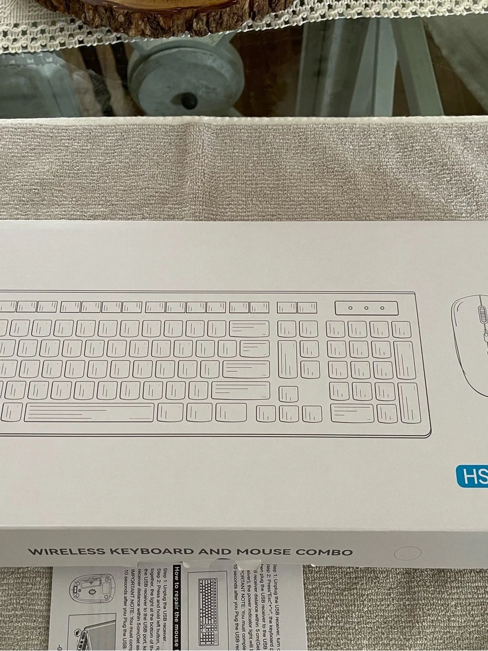 RK Sage Green Wireless Keyboard and Mouse Combo